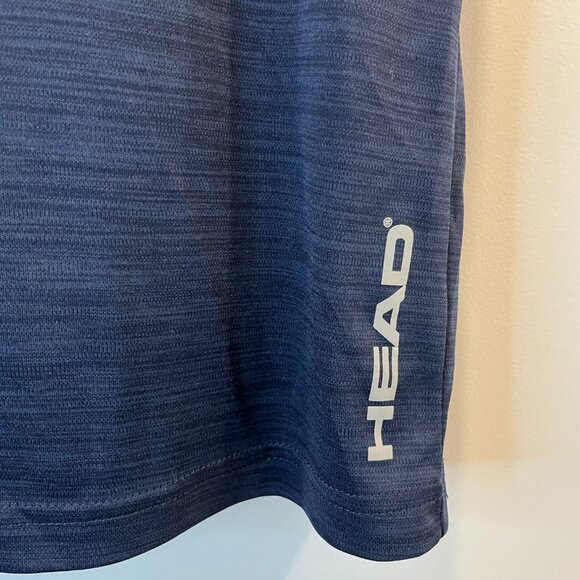 HEAD Men’s Navy Blue Athletic Performance T-Shirt - Size Medium - Picture 3 of 5
